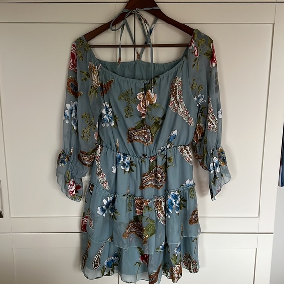 Alice + Olivia Floral Waylon Mini Dress - Picture 6 of 8